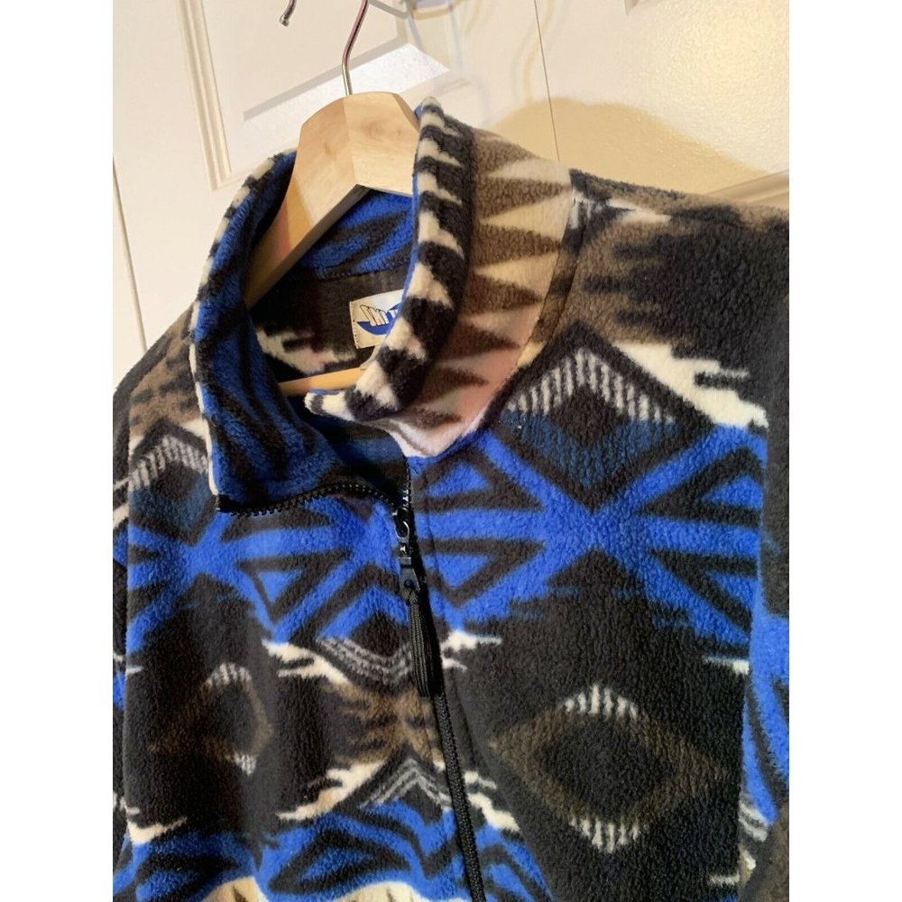 Vintage Ski Tek‎ Men’s Sz S Aztec Western Full Zip Jacket